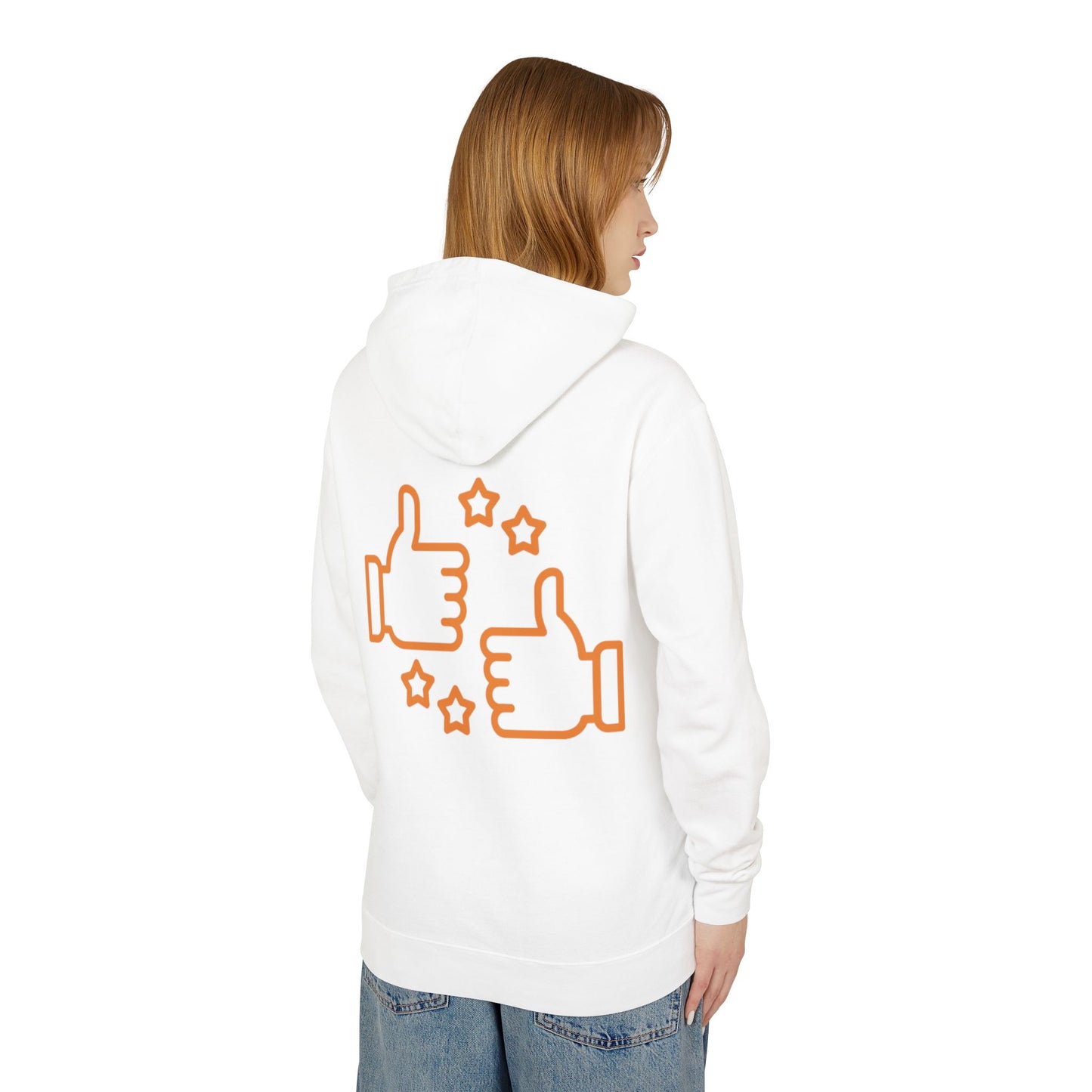 Affirmations Unisex Lightweight Hooded Sweatshirt #AU4