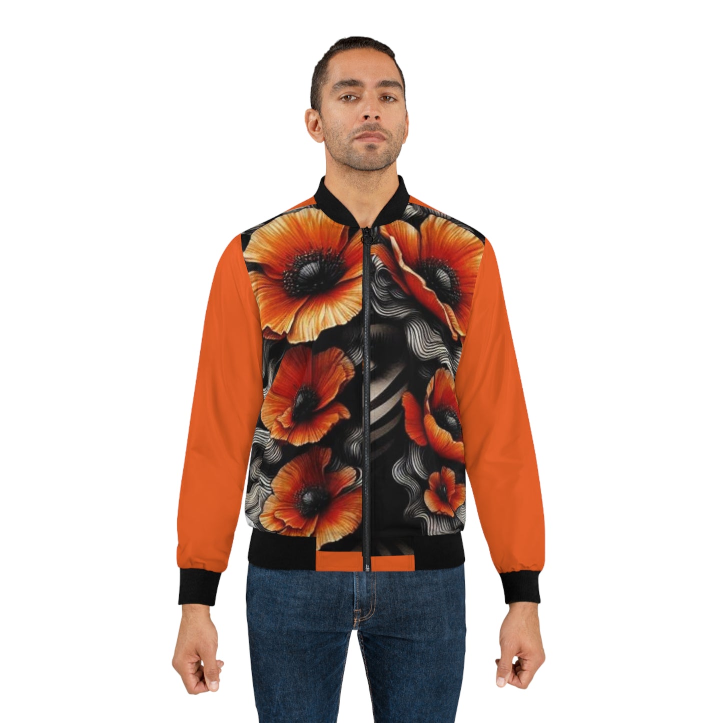 Zebra Fantasy Men's Bomber Jacket (AOP) #ZF13