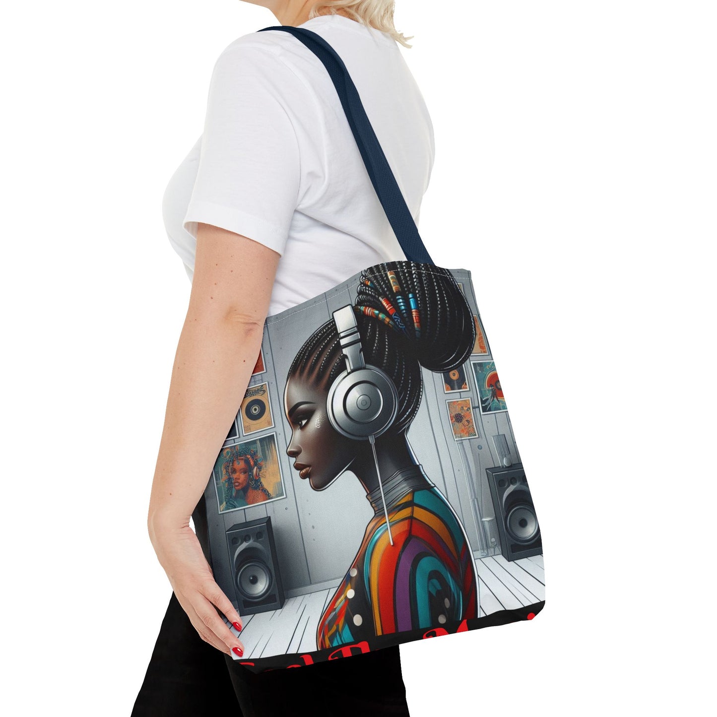 Feel The Music Tote Bag (AOP) #FM11