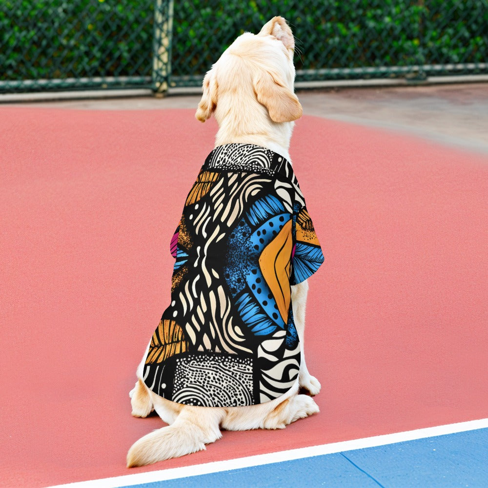 Geometric Pattern Pet shirt