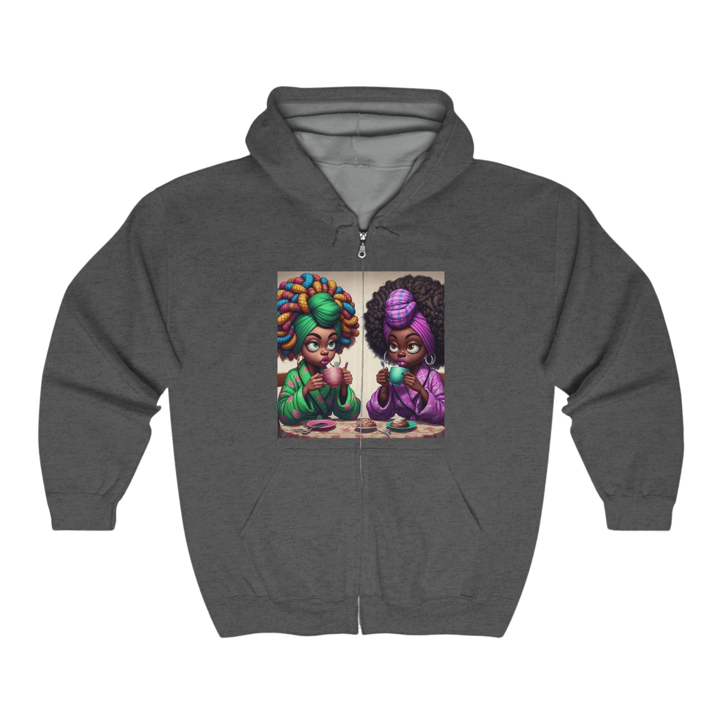 Monday Vibes Unisex Heavy Blend™ Full Zip Hooded Sweatshirt #MV6