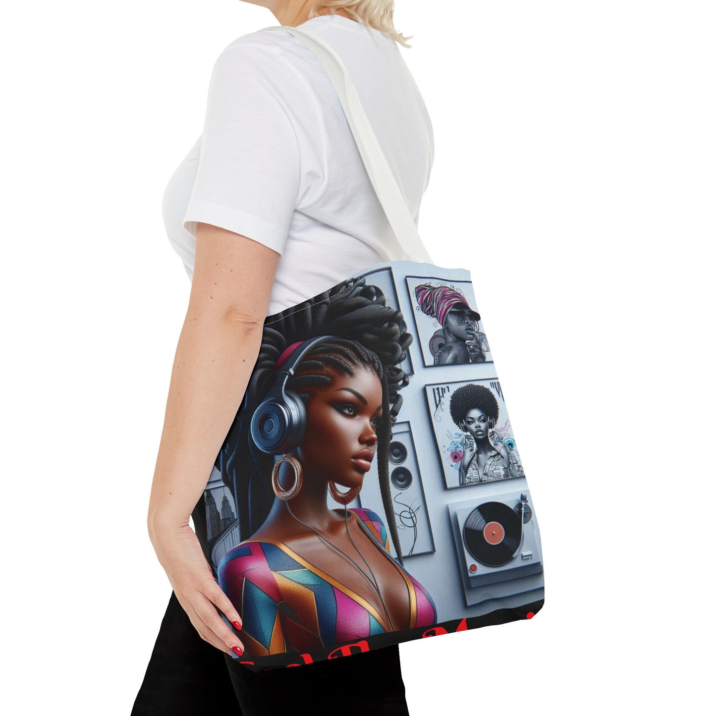 Feel The Music Tote Bag (AOP) #FM12