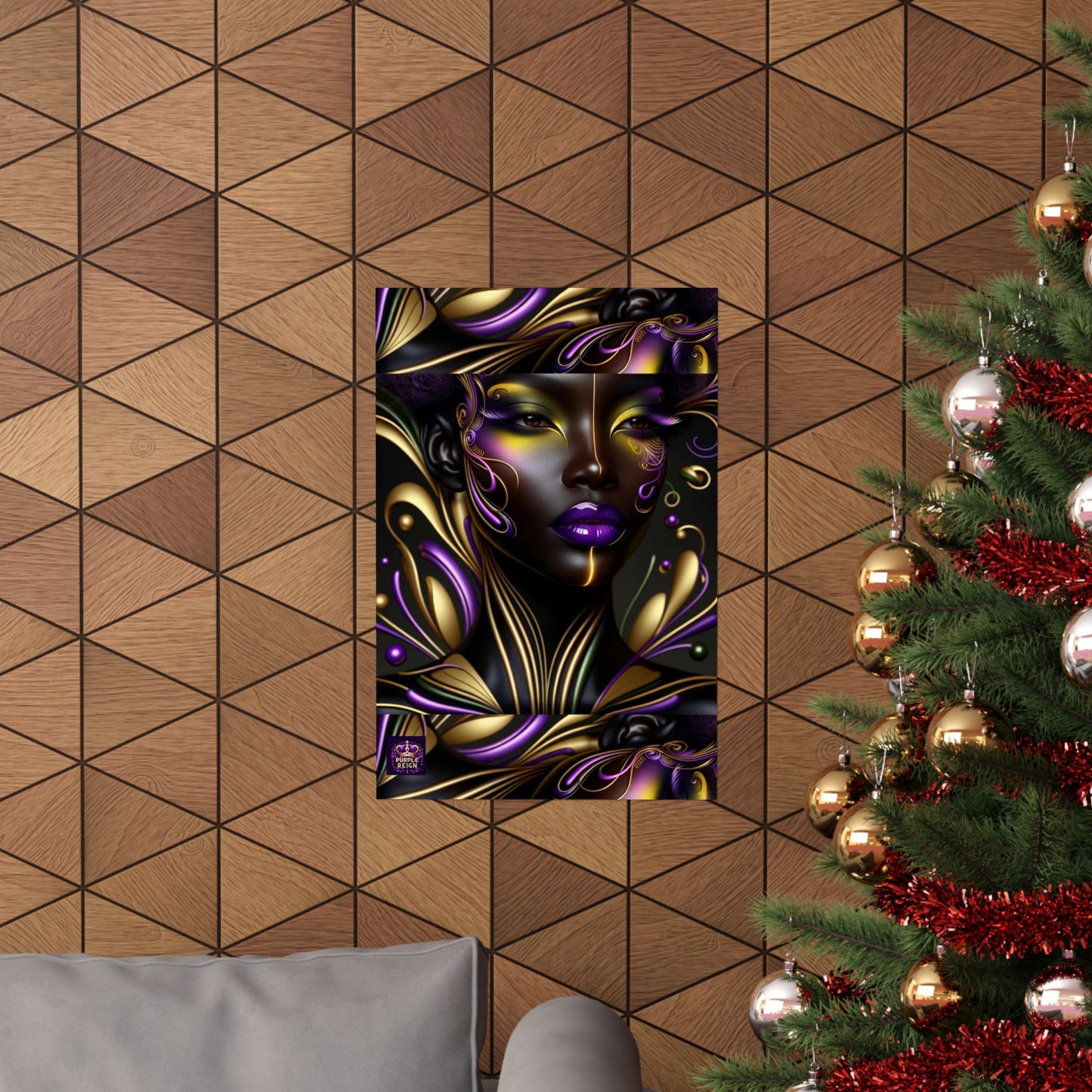 Purrple Reign Matte Vertical Posters #PR7