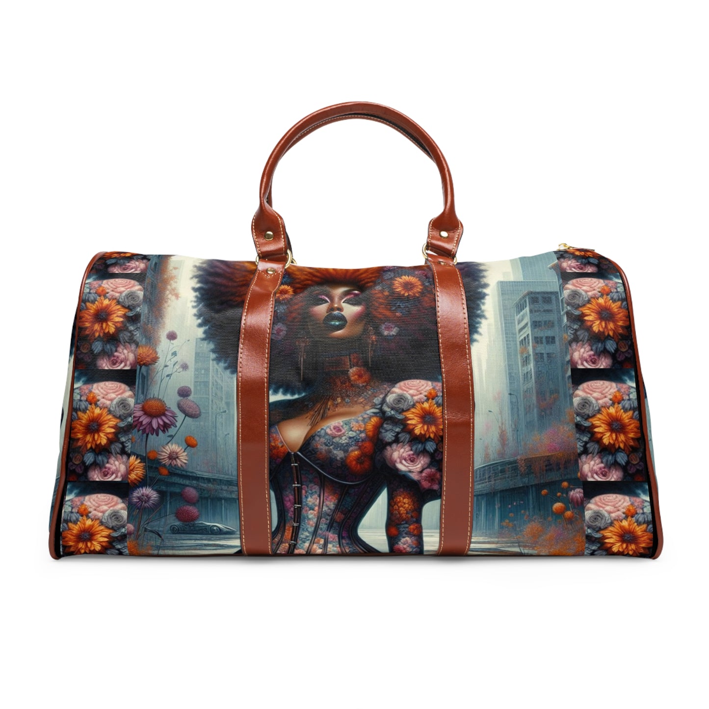 Afrocentric Beauty Luxury Waterproof Travel Bag #AB3