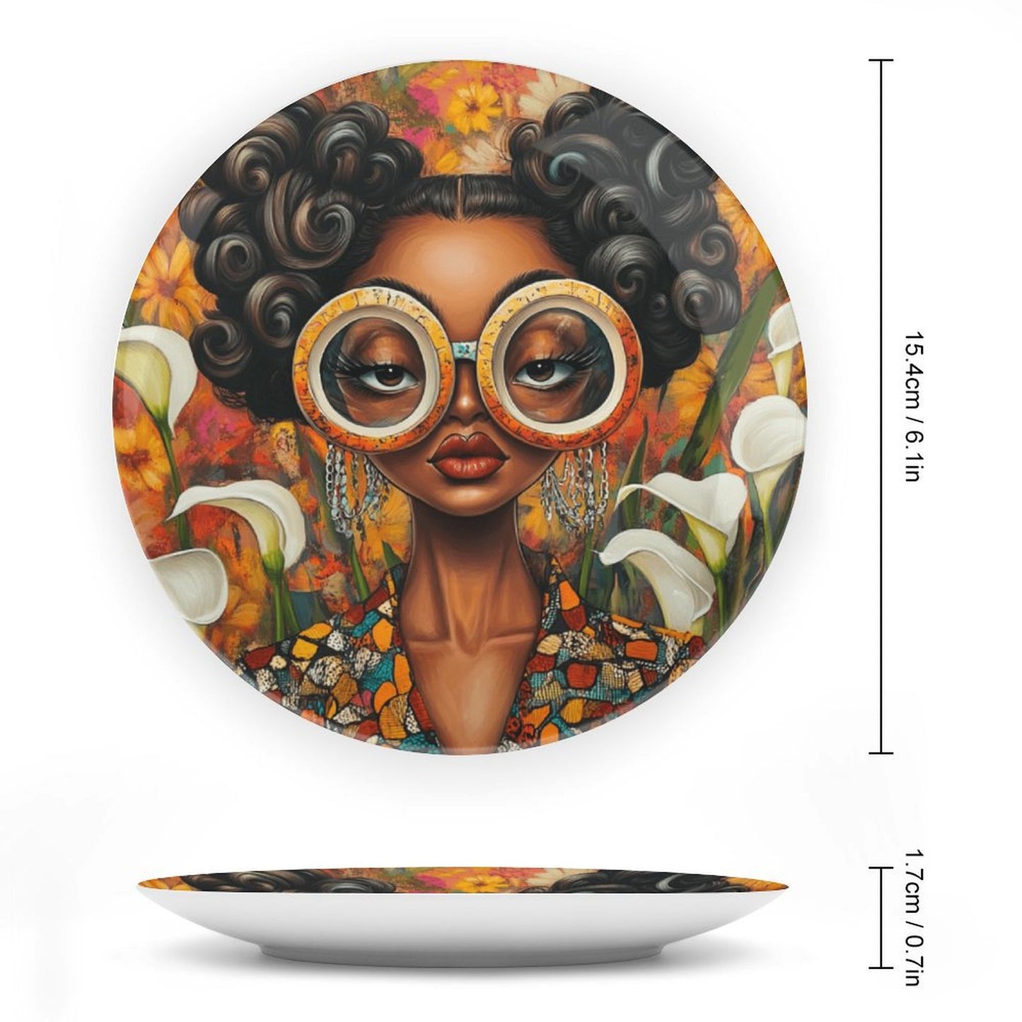 Bone China Decorative Plate
