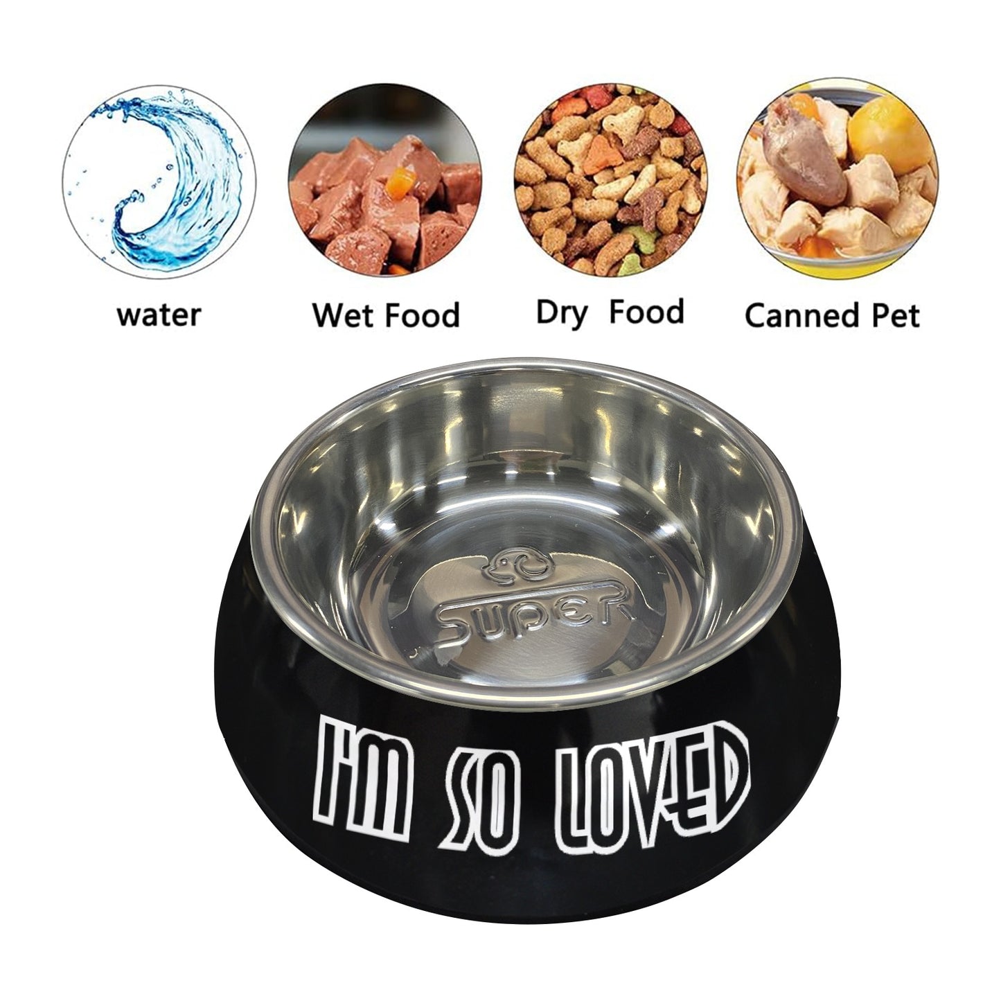 I'm So Loved Pet Bowl Pet Bowl