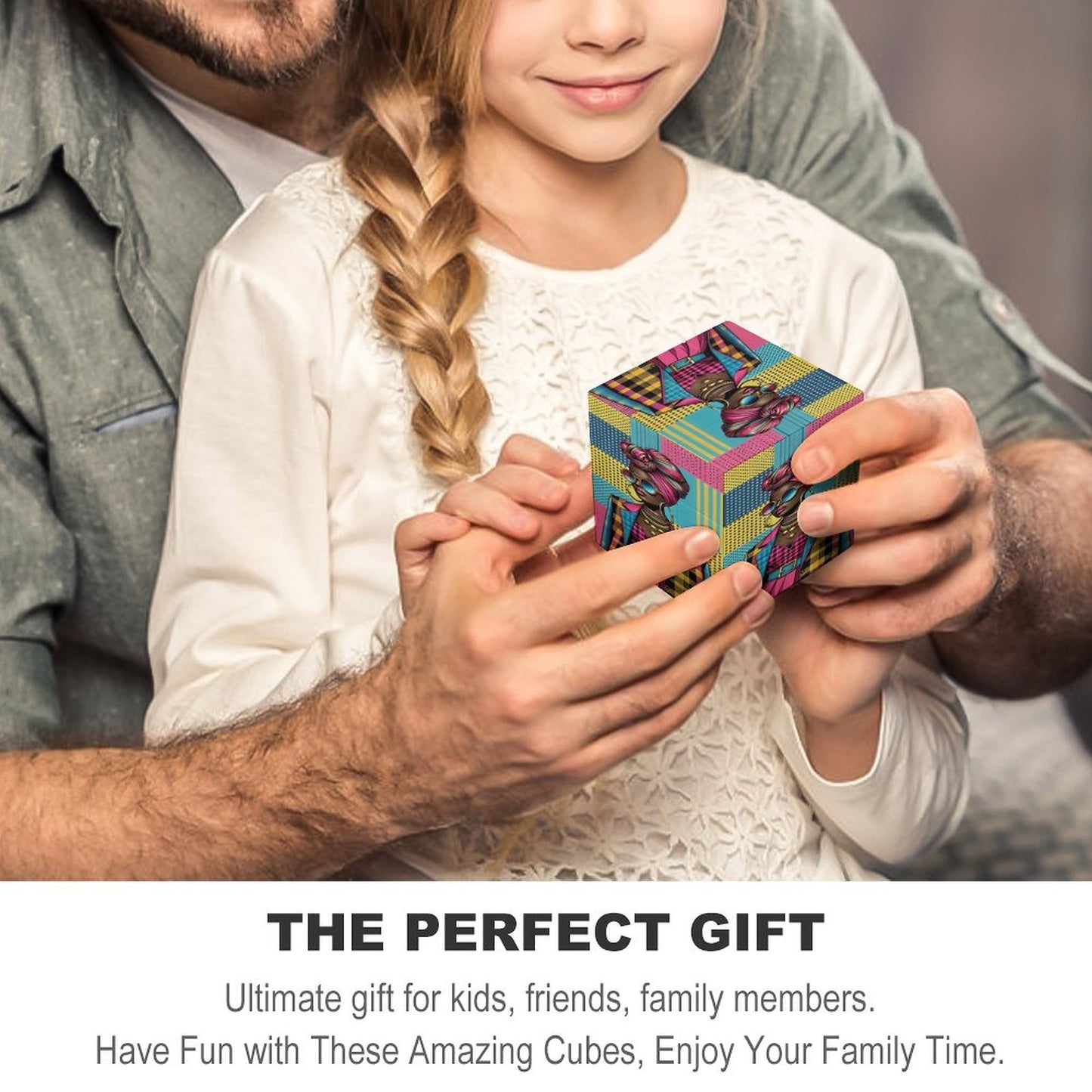 Headwrap Elegance 3x3 Magic Cube (One-sided Printing)