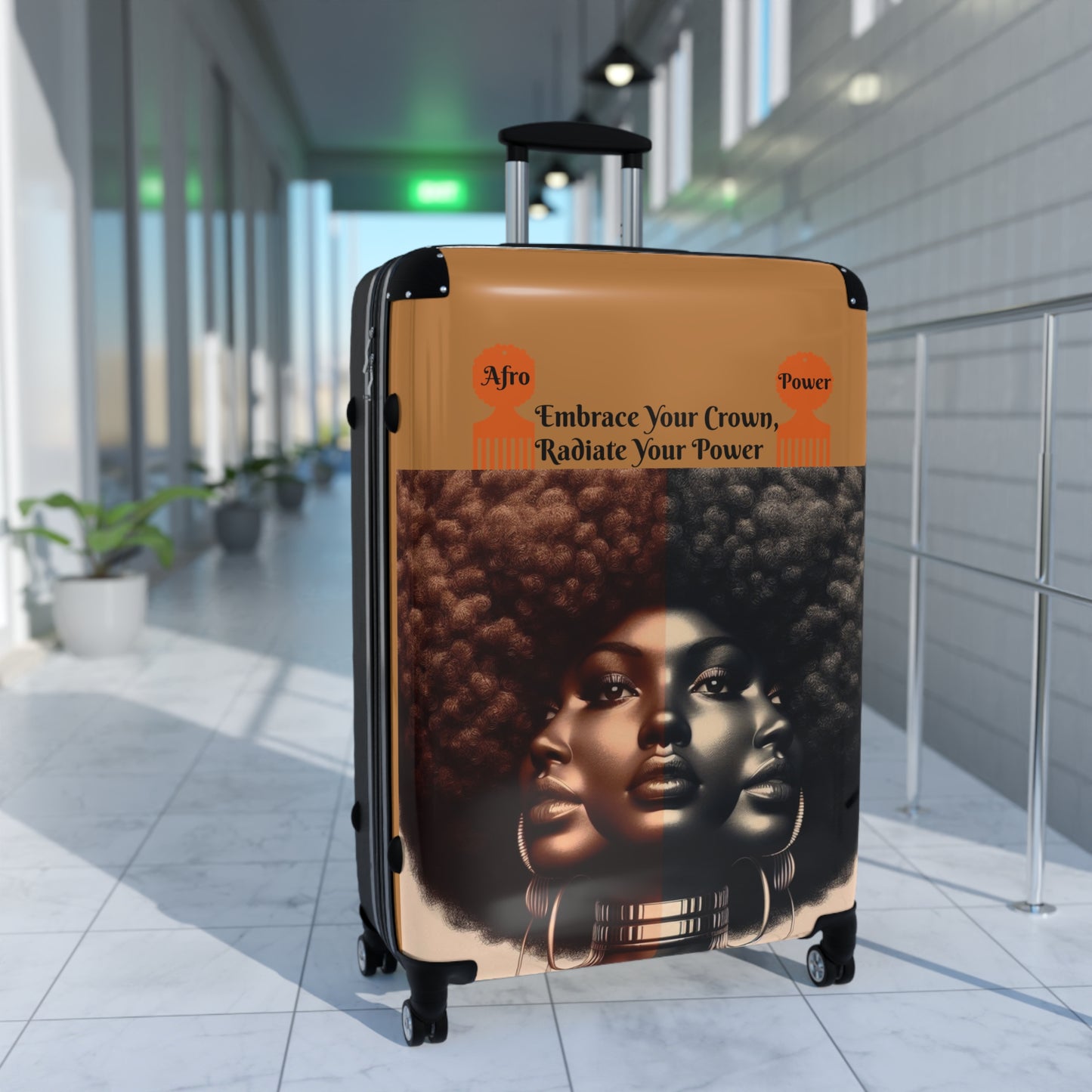 Afro Power Suitcases #AP7