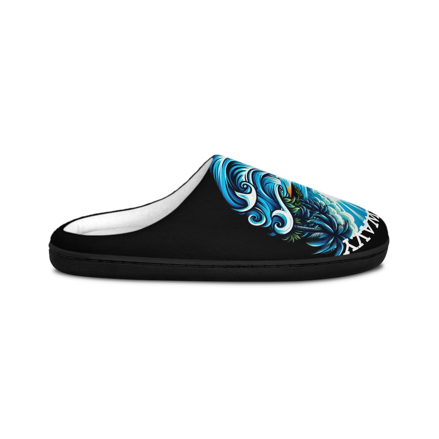 Life Is Wavy Men's Indoor Slippers #LIW1