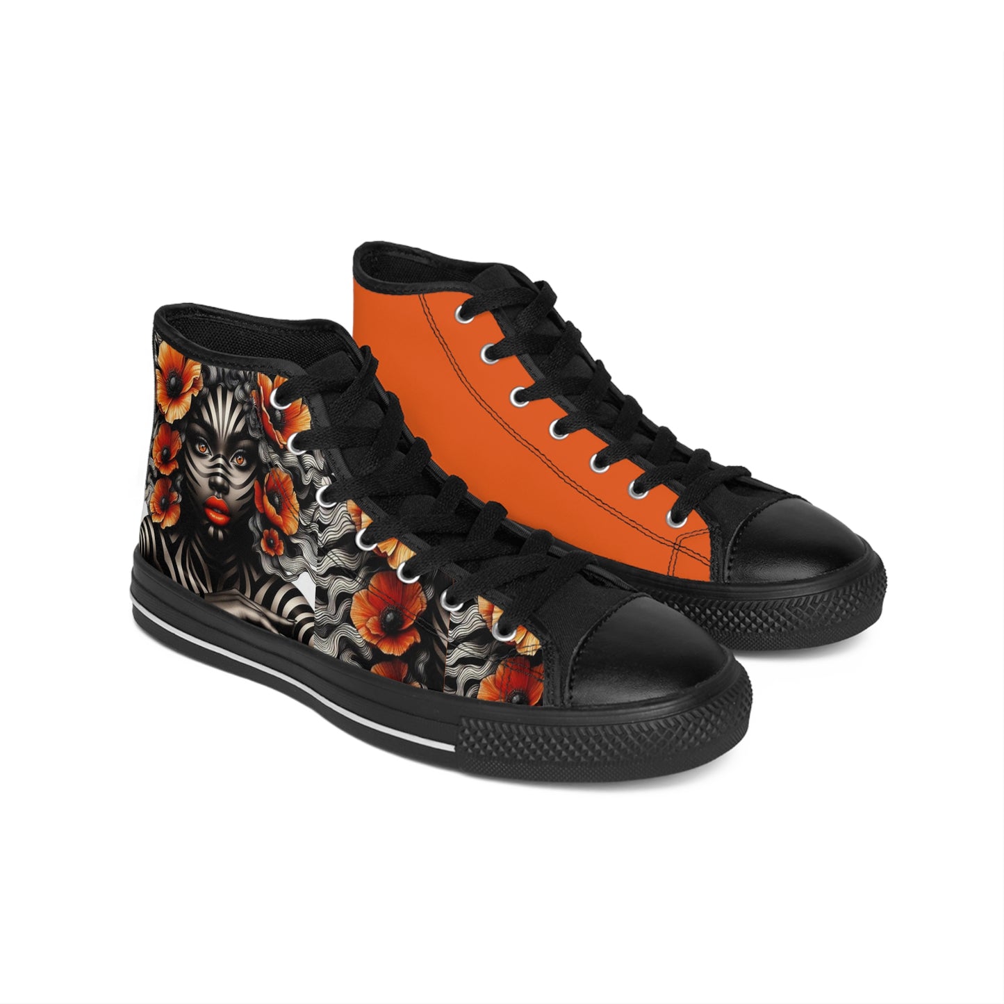 Zebra Fantasy Men's Classic Sneakers #ZF14