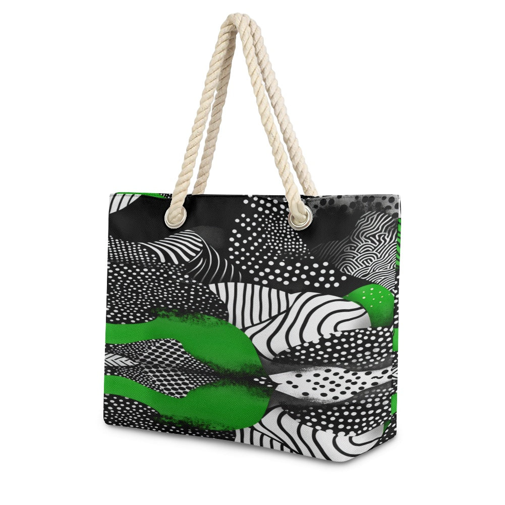 Hemp rope tote bag