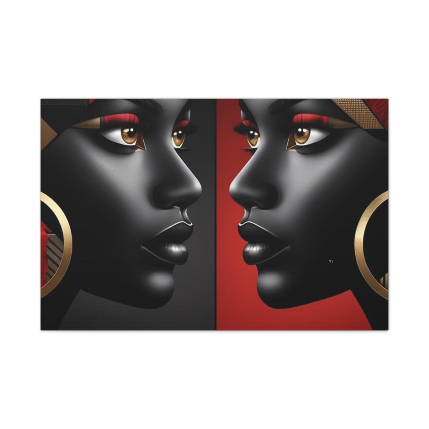 Dual Faced Matte Canvas, Stretched, 1.25" #DF1
