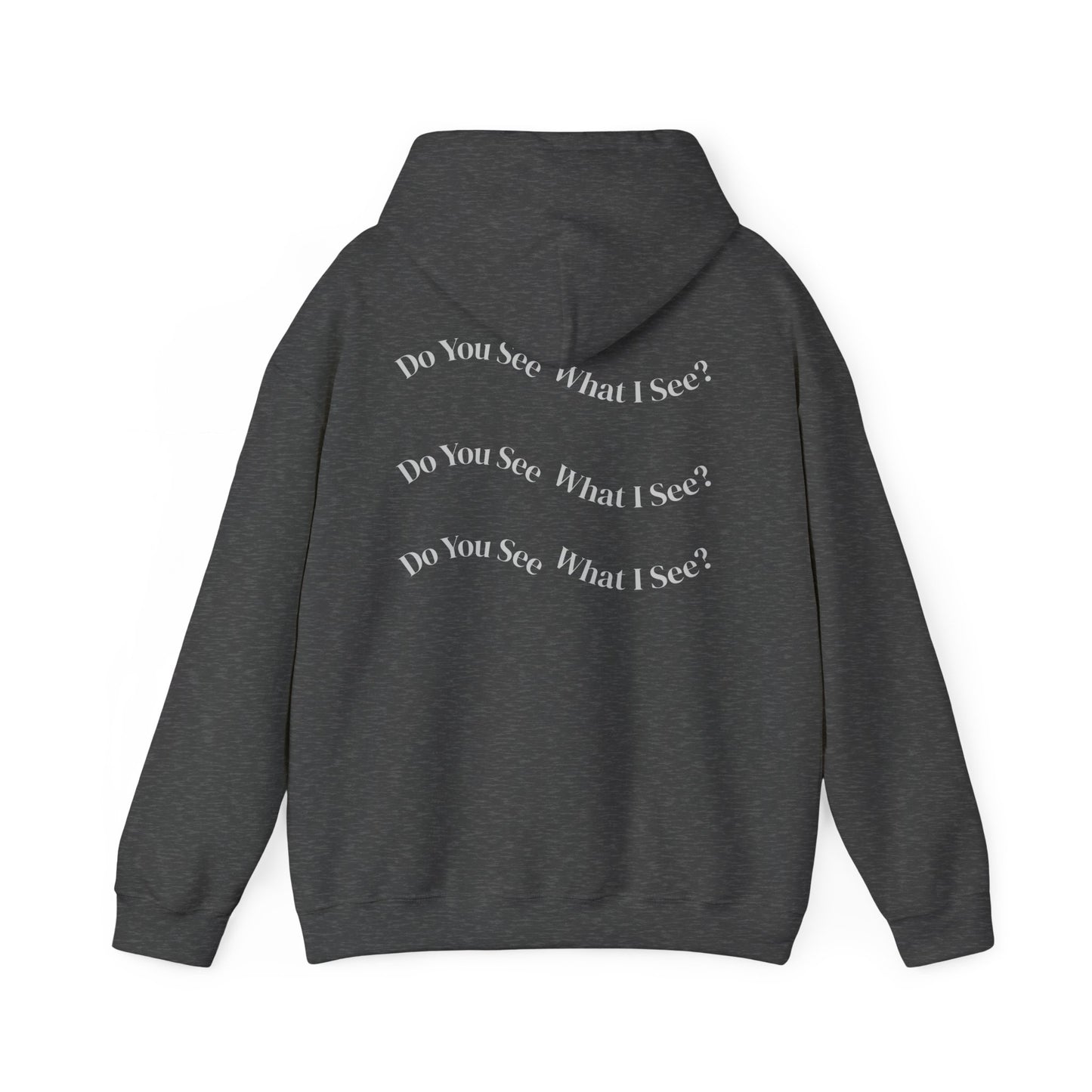 Do You See What I See? Afrocentric Abstract Puzzle Piece Unisex Hoodie Sweatshirt, Woman Print Face Hand Art, Hooded, Black