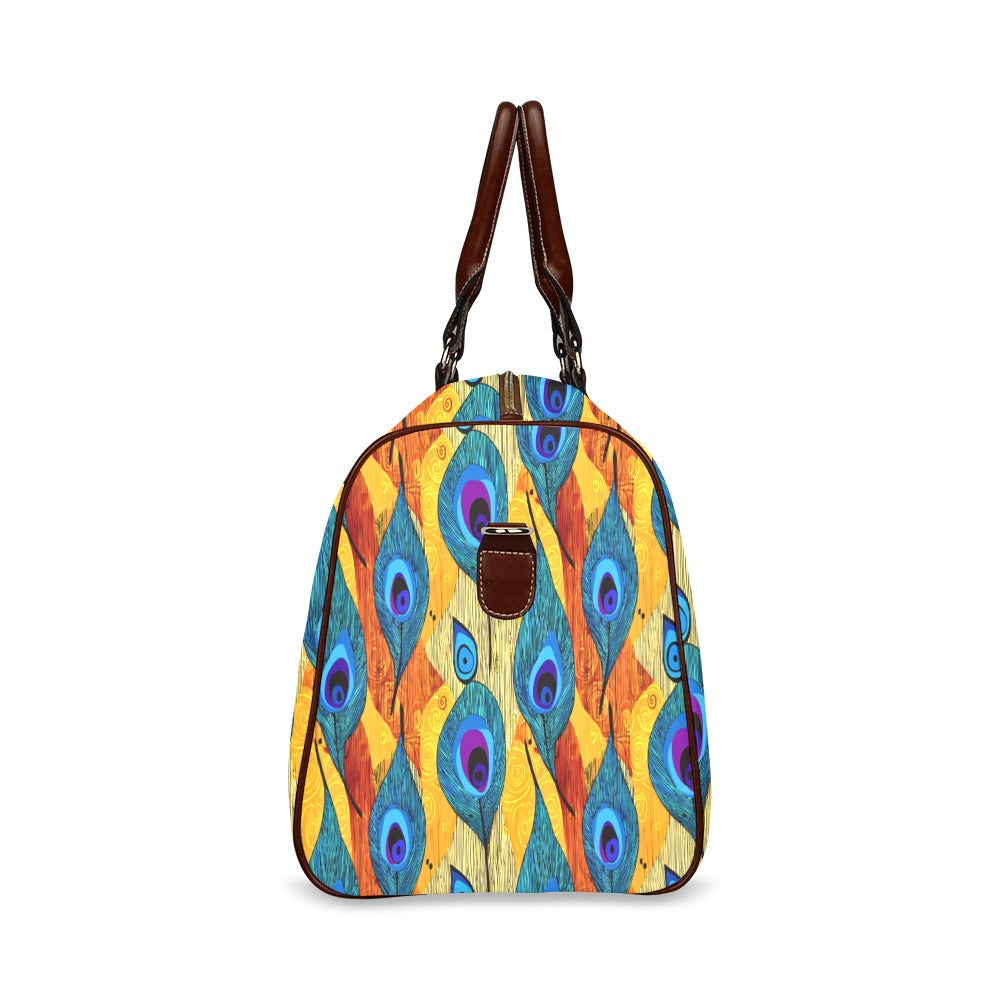 Peacock Waterproof Travel Bag/Large (Model 1639) Waterproof Travel Bag/Large (Model 1639)