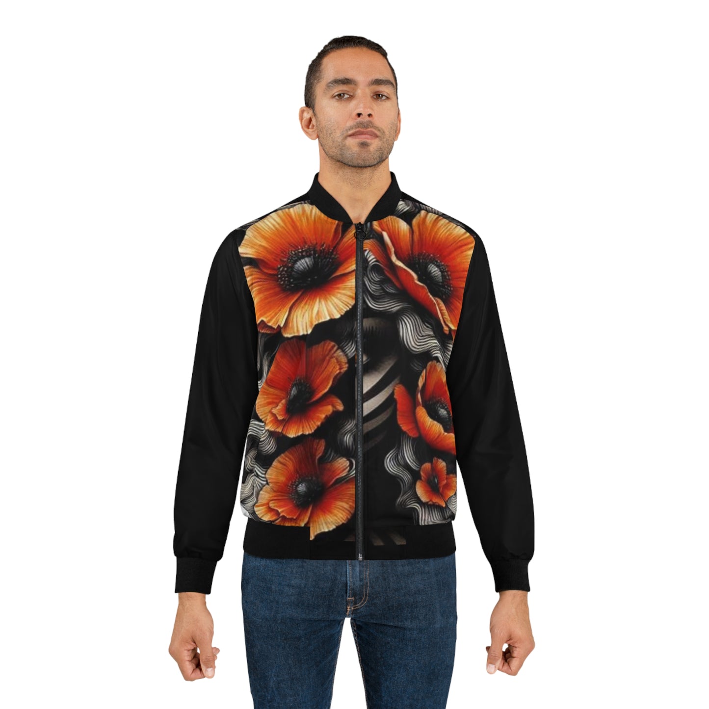 Zebra Fantasy Men's Bomber Jacket (AOP) #ZF13