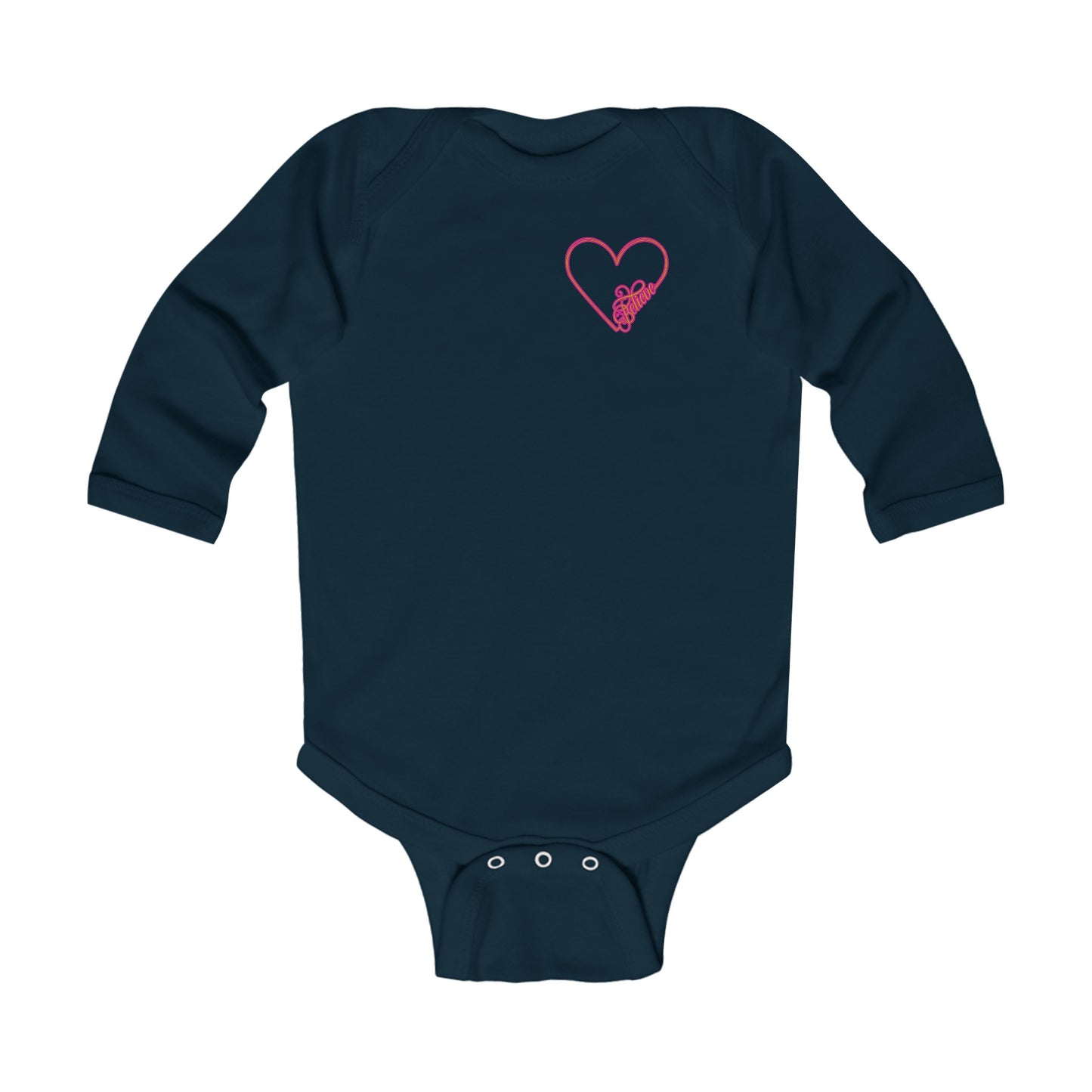 Believe Infant Long Sleeve Bodysuit #51IU
