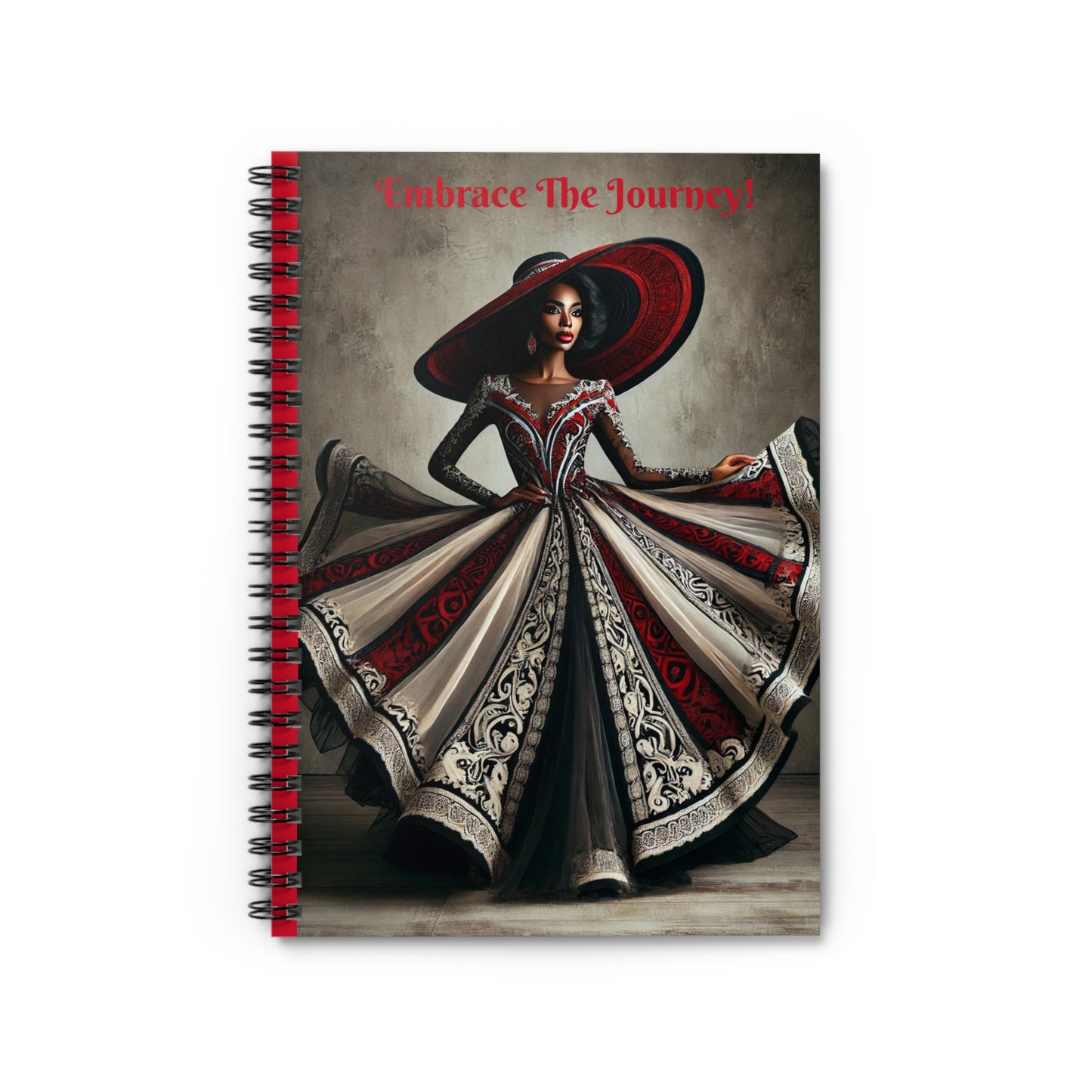 Embrace The Journey Spiral Notebook - Ruled Line #ETJ2