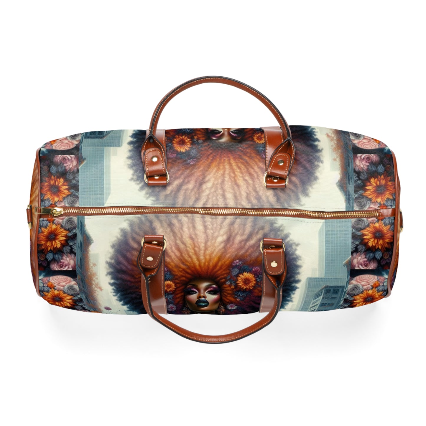 Afrocentric Beauty Luxury Waterproof Travel Bag #AB3