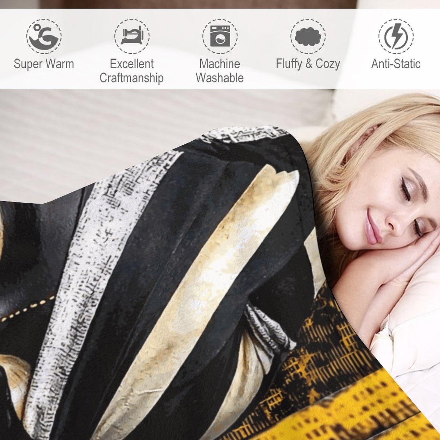 330gsm Flannel Blanket (One-sided Printing)-50"×60"
