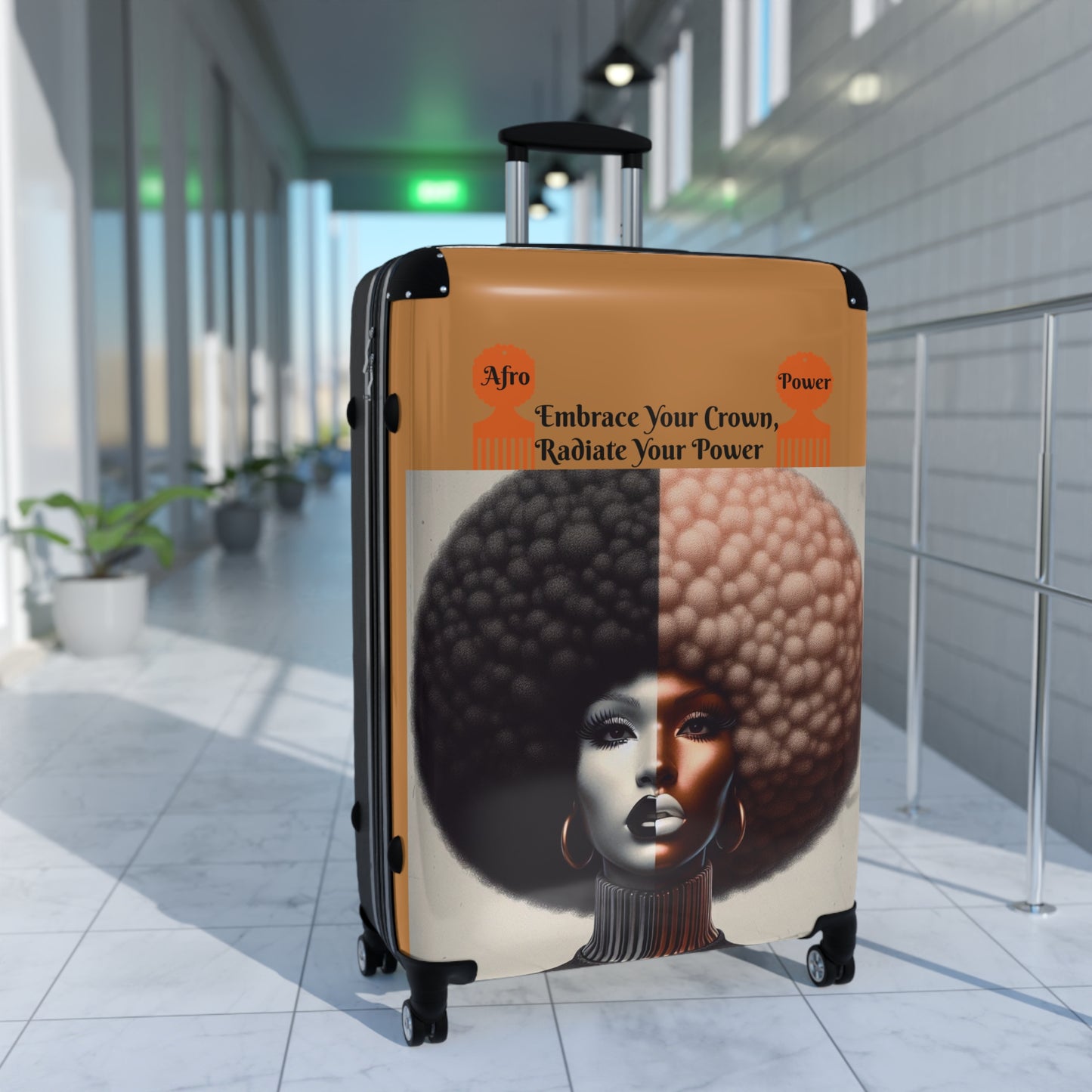 Afro Power Suitcases #AP13