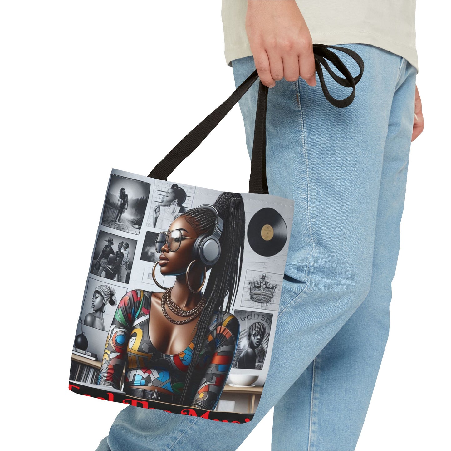 Feel The Music Tote Bag (AOP) #FM9