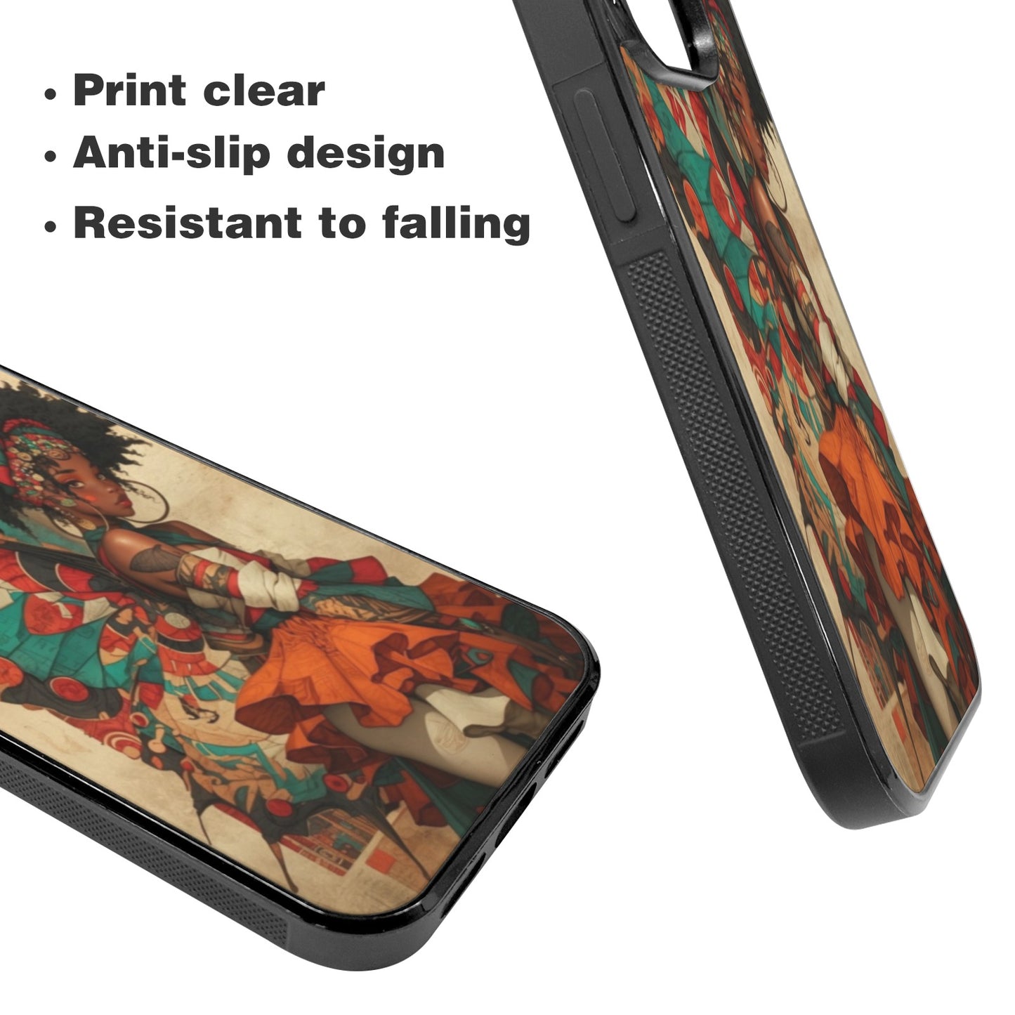 AfroCentric Butterfly Winged Ballerinas Phone Case for iPhone 15 Pro Phone Case for iPhone 15 Pro
