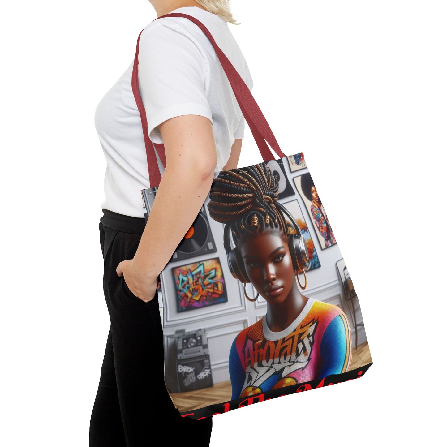 Feel The Music Tote Bag (AOP) #FM17