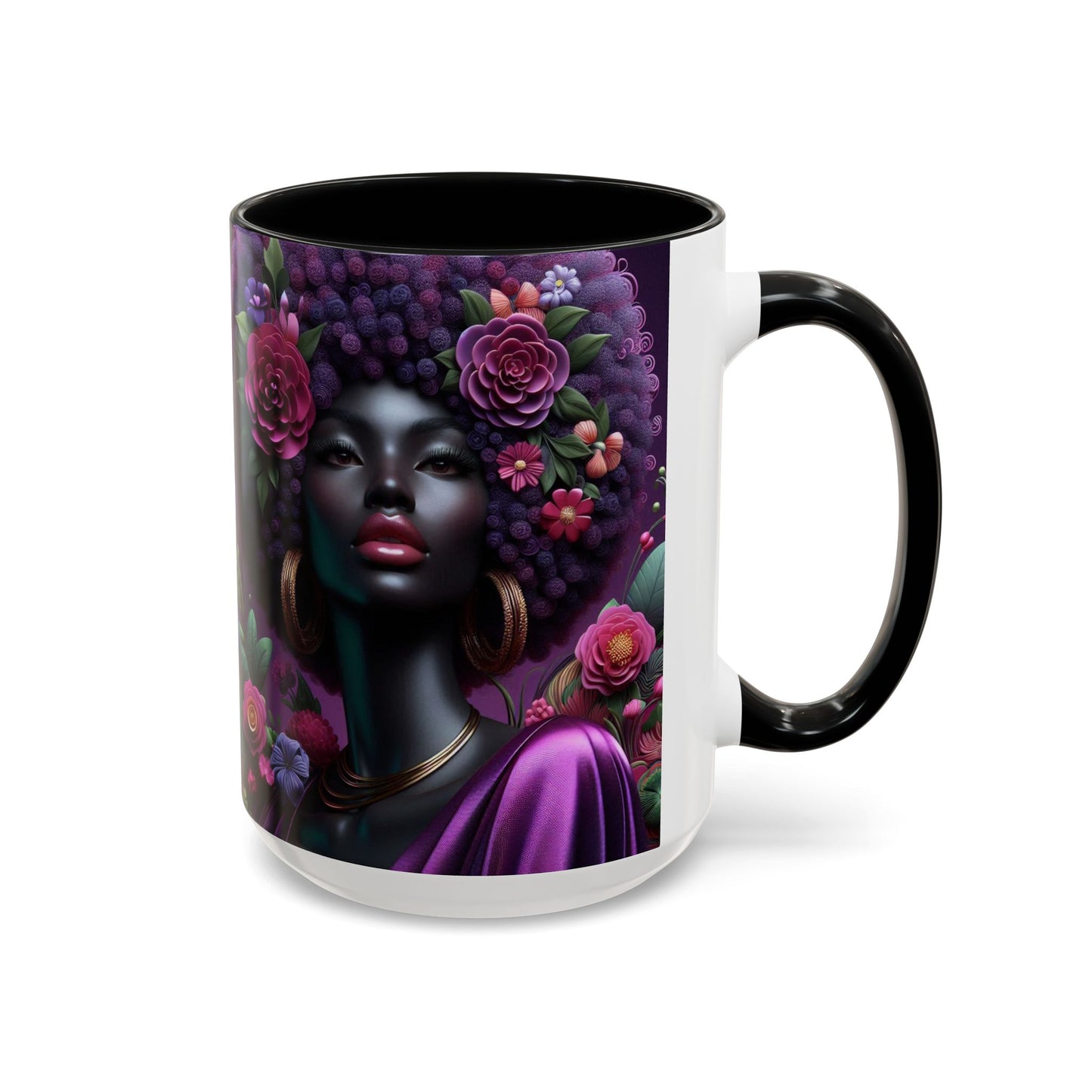 Afrocentric Accent Coffee Mug (11, 15oz) #AACM8
