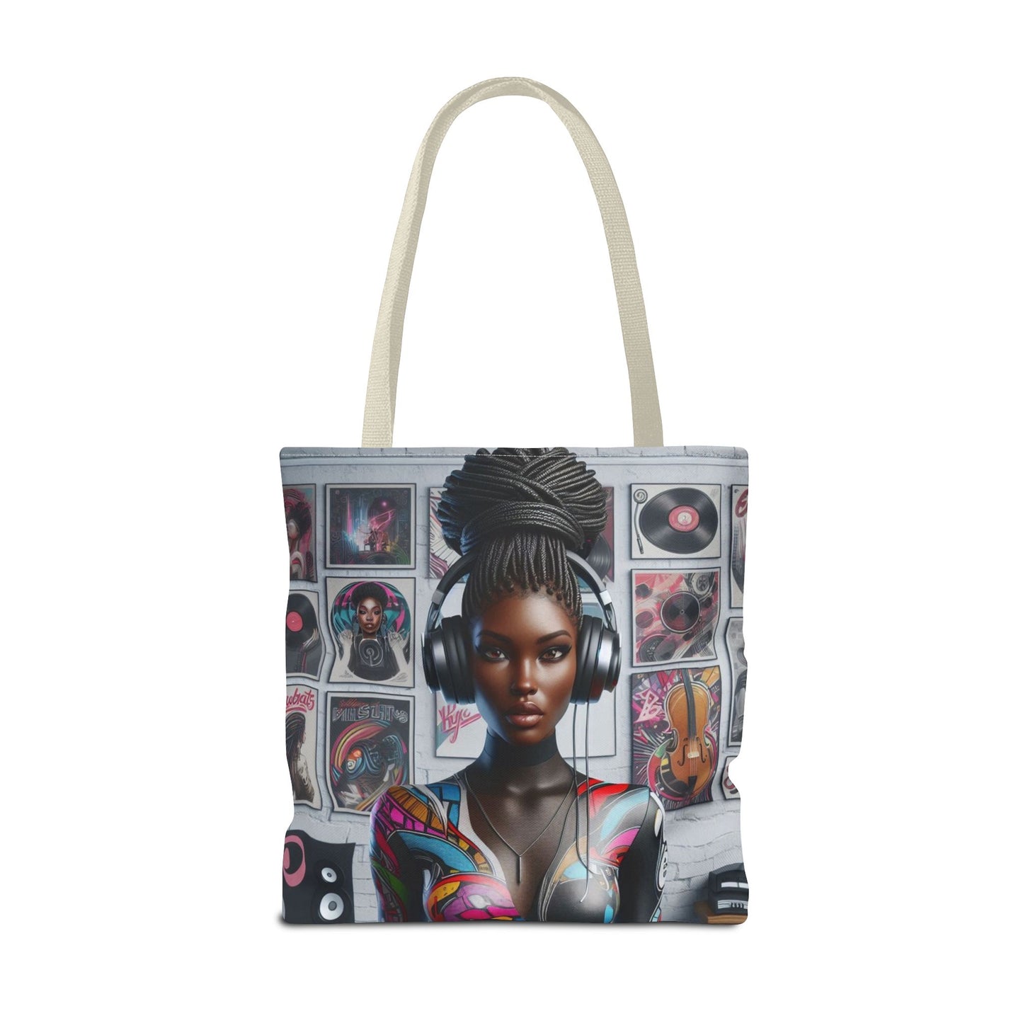 Feel The Music Tote Bag (AOP) #FM20