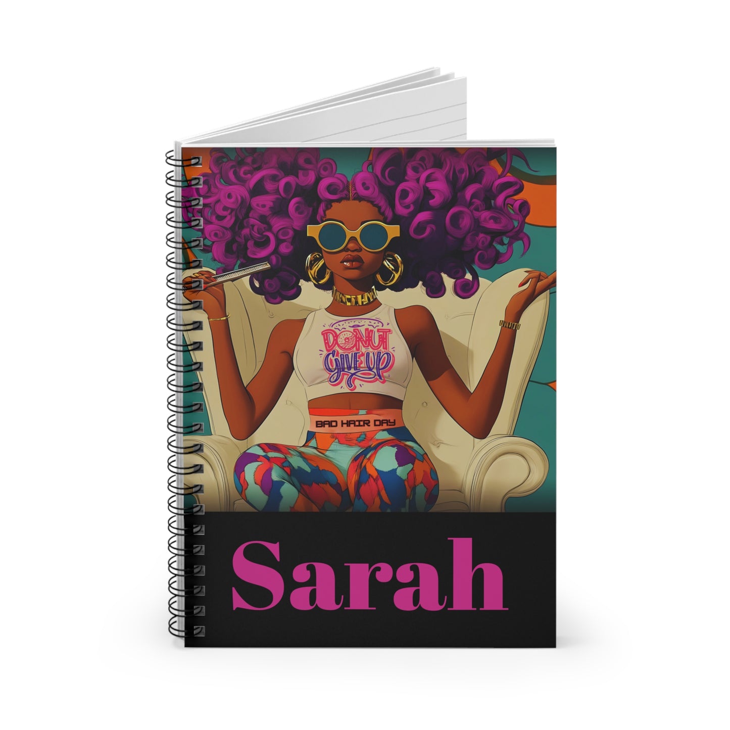 Empowerment Spiral Notebook, Motivational Journal, Self-Love Gift, Self-Care,