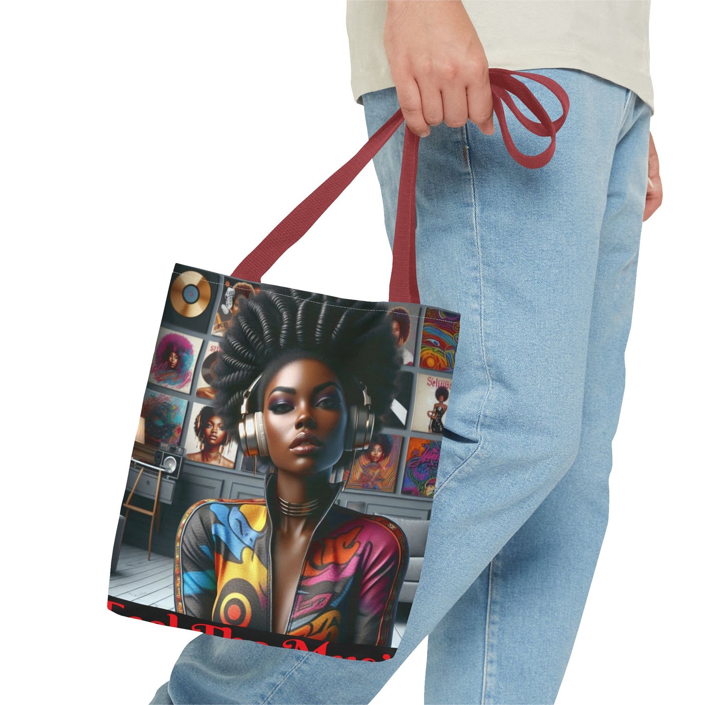 Feel The Music Tote Bag (AOP) #FM18