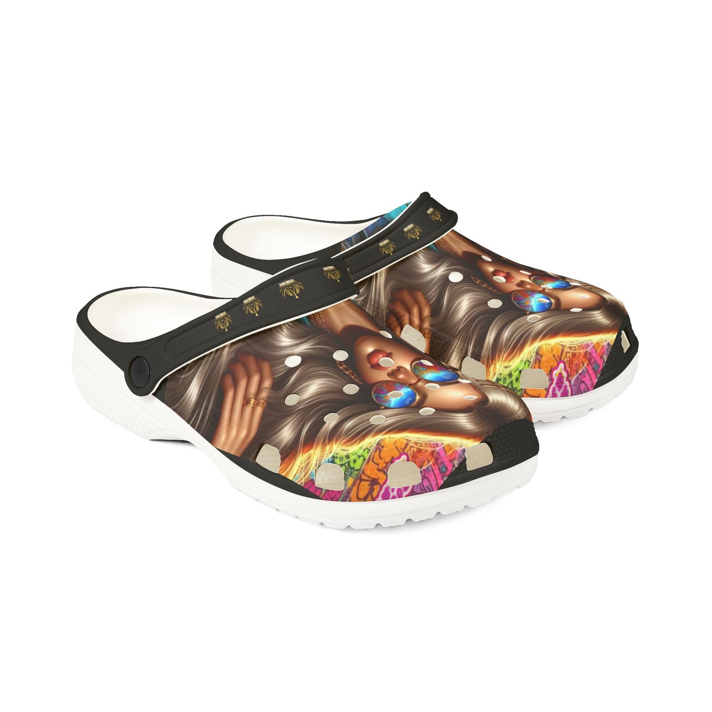Future Boss EVA Foam Rubber Shoes (AOP) #35U