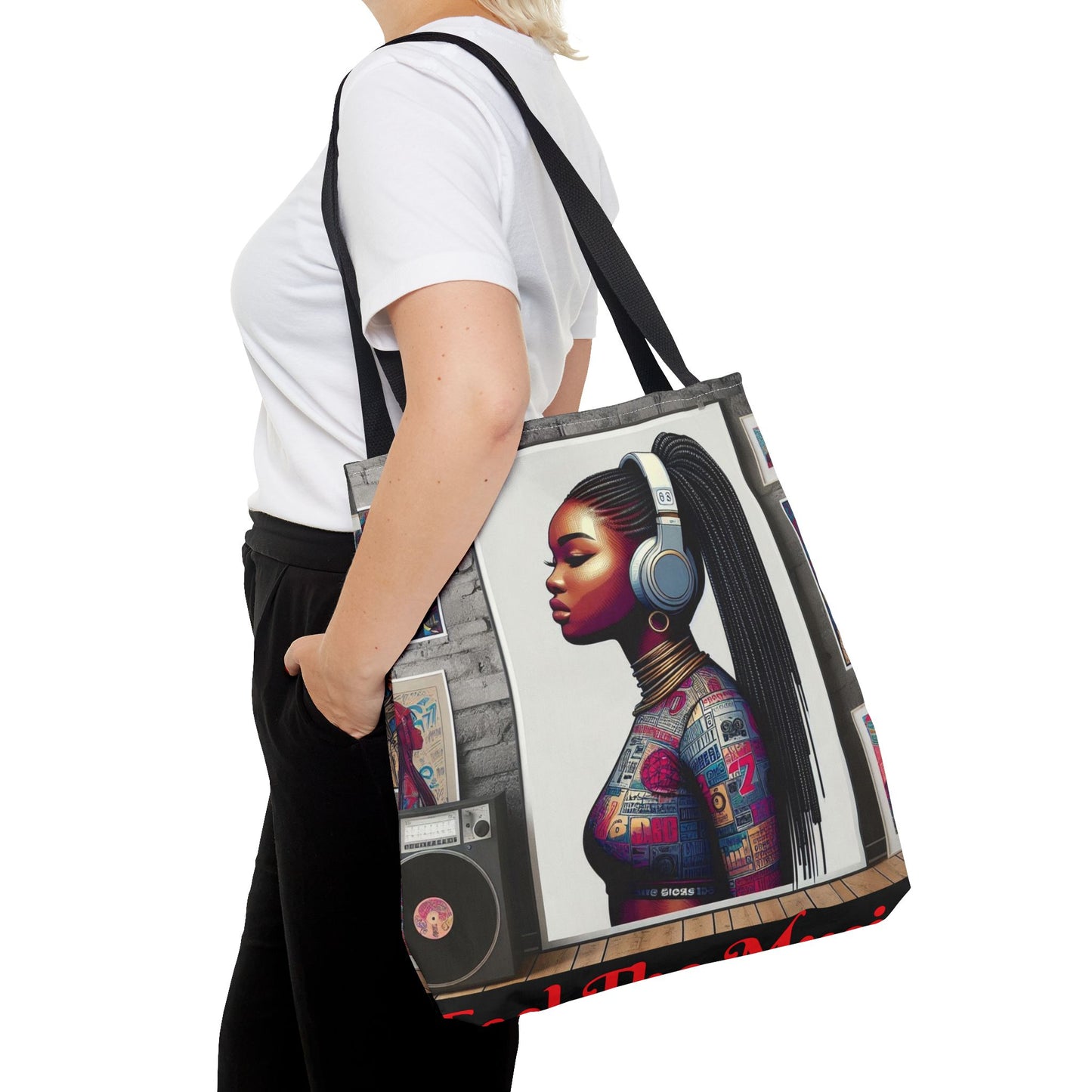 Feel The Music Tote Bag (AOP) #FM3