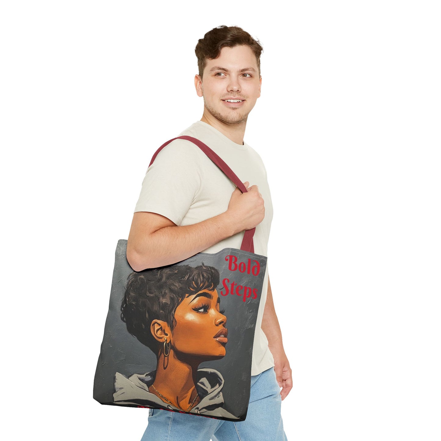 Bold Steps Tote Bag (AOP) #T11