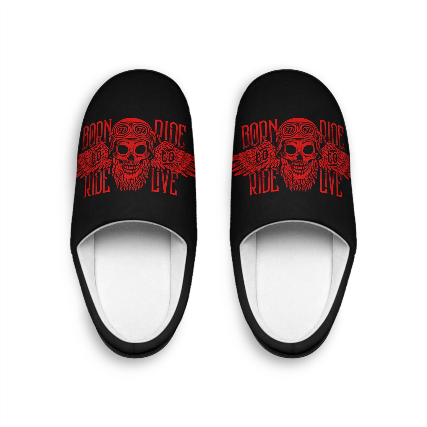 Born To Ride Men's Indoor Slippers #13M