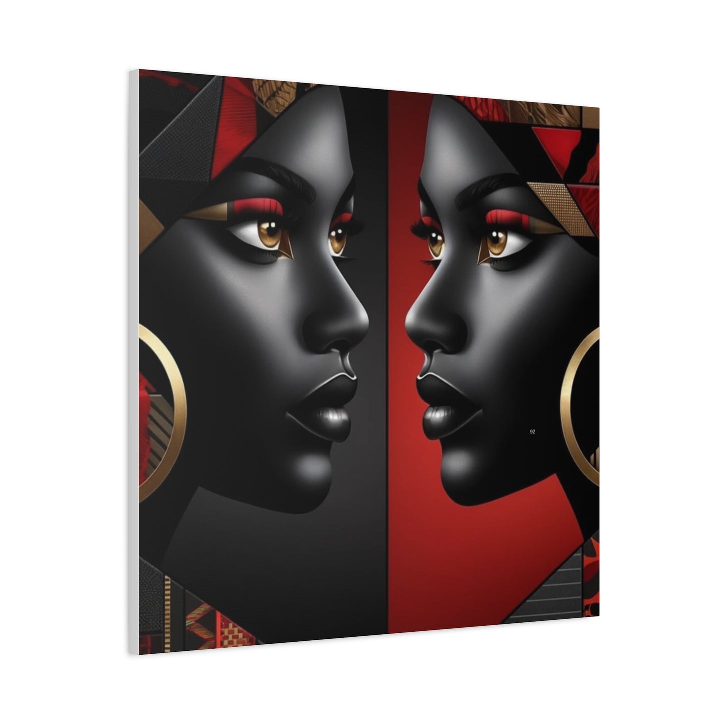 Dual Faced Matte Canvas, Stretched, 1.25" #DF1