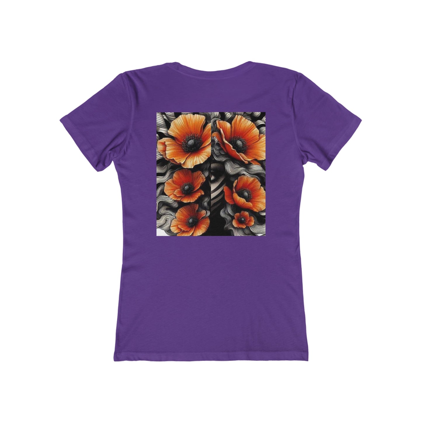 Zebra Fantasy The Boyfriend Tee for Women #ZF17