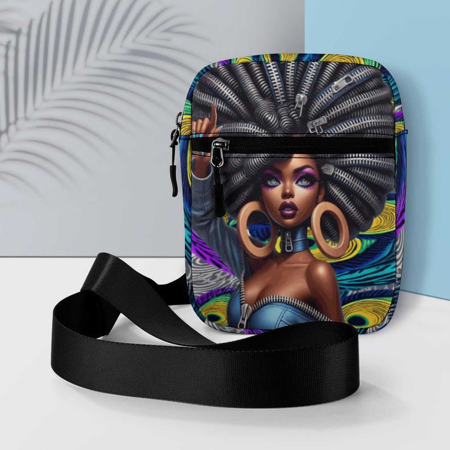 Small Messenger Bag Q026 (All-Over Printing)