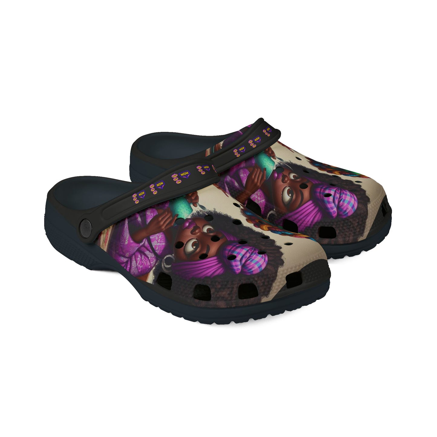 Monday Vibes EVA Foam Rubber Shoes (AOP) #MV6