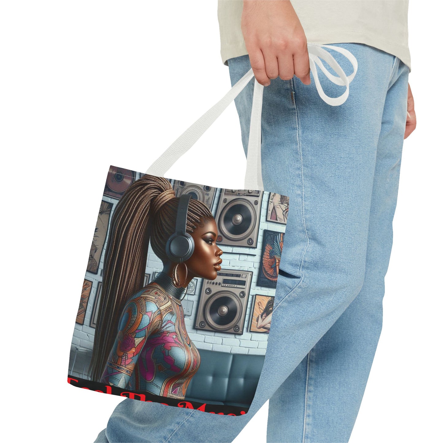 Feel The Music Tote Bag (AOP) #FM19