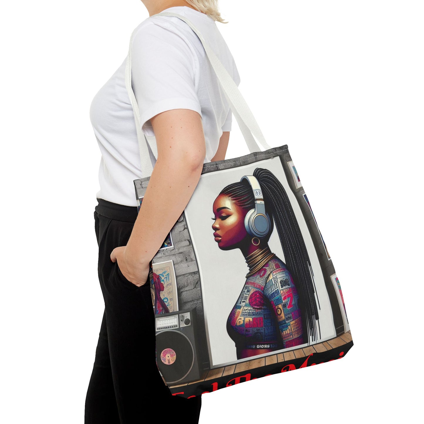 Feel The Music Tote Bag (AOP) #FM3
