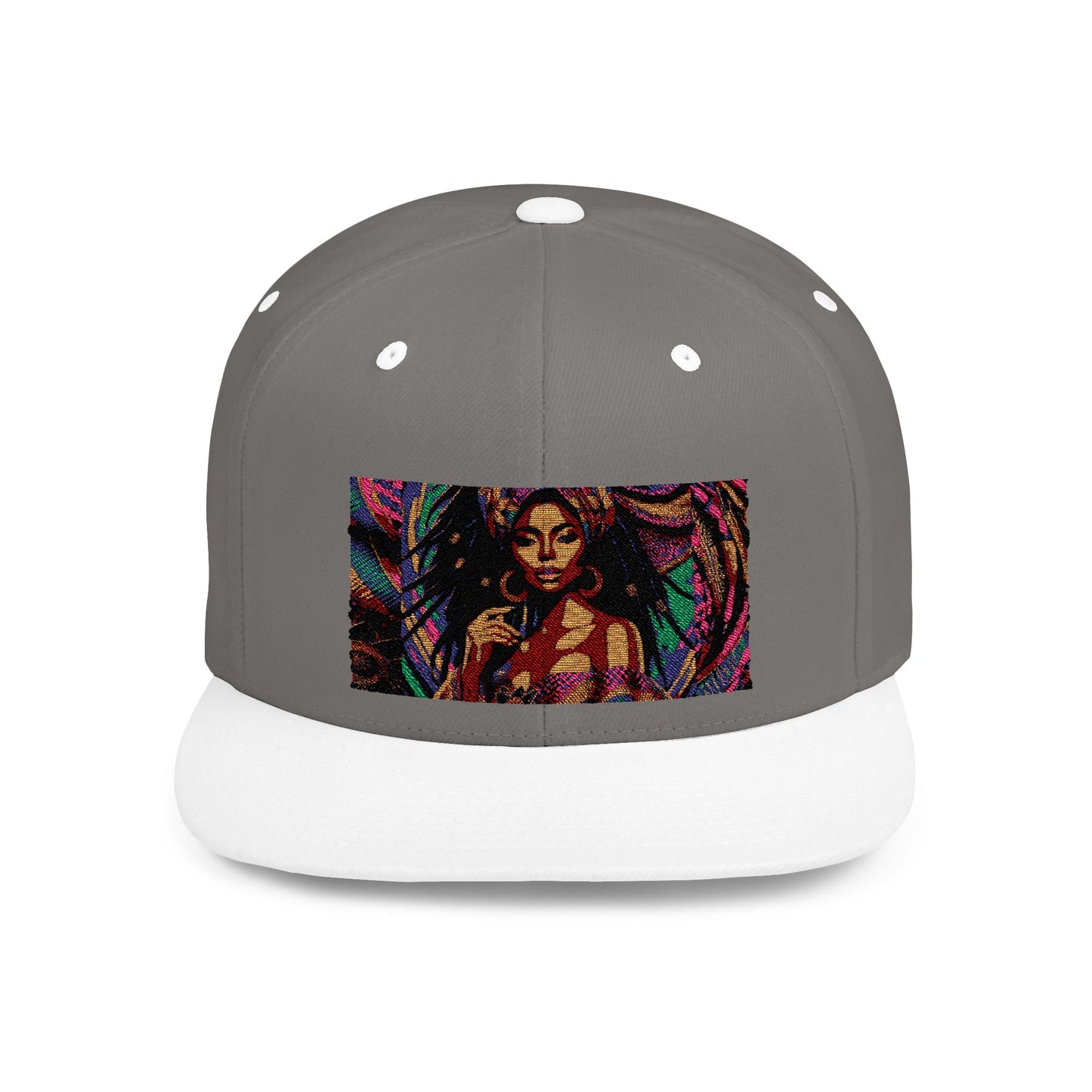 Divinity Luxury Flat Bill Snapback Hat - Bold Statement Headwear #DL1