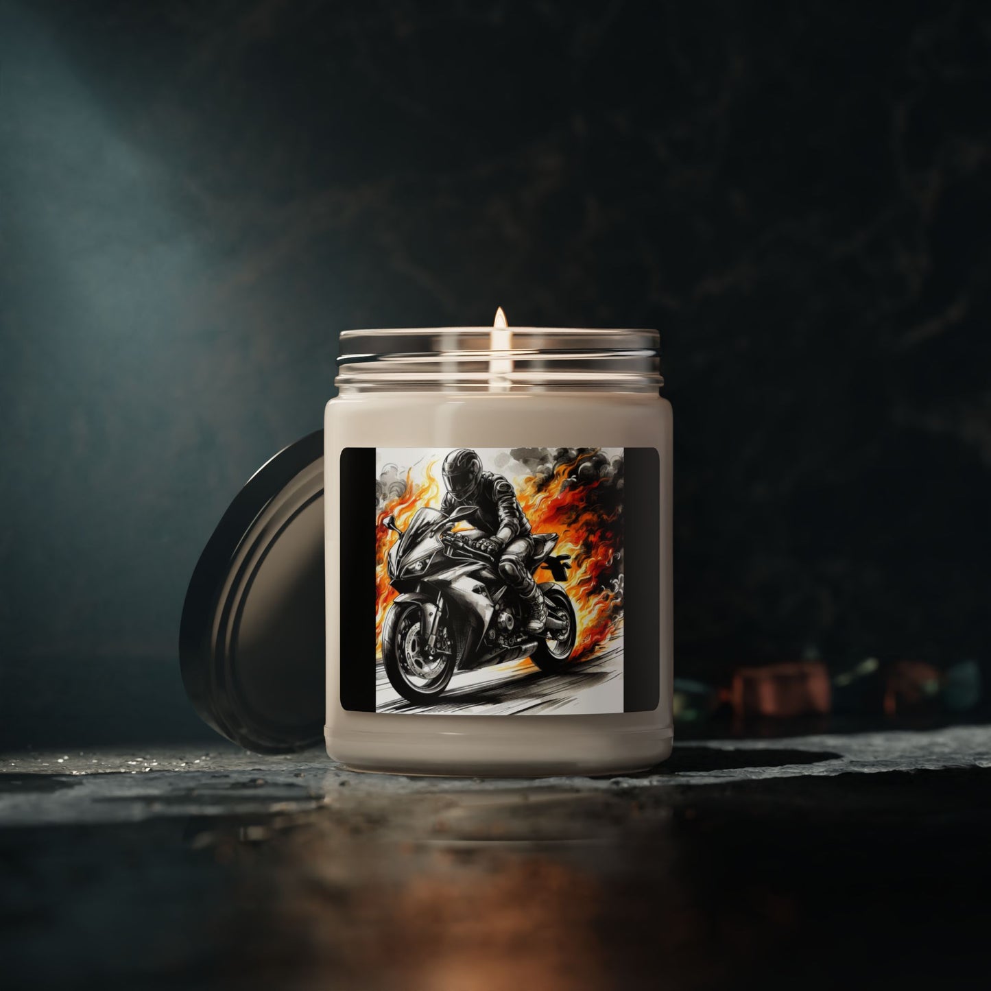 Born To Ride Scented Soy Candle, 9oz #13M