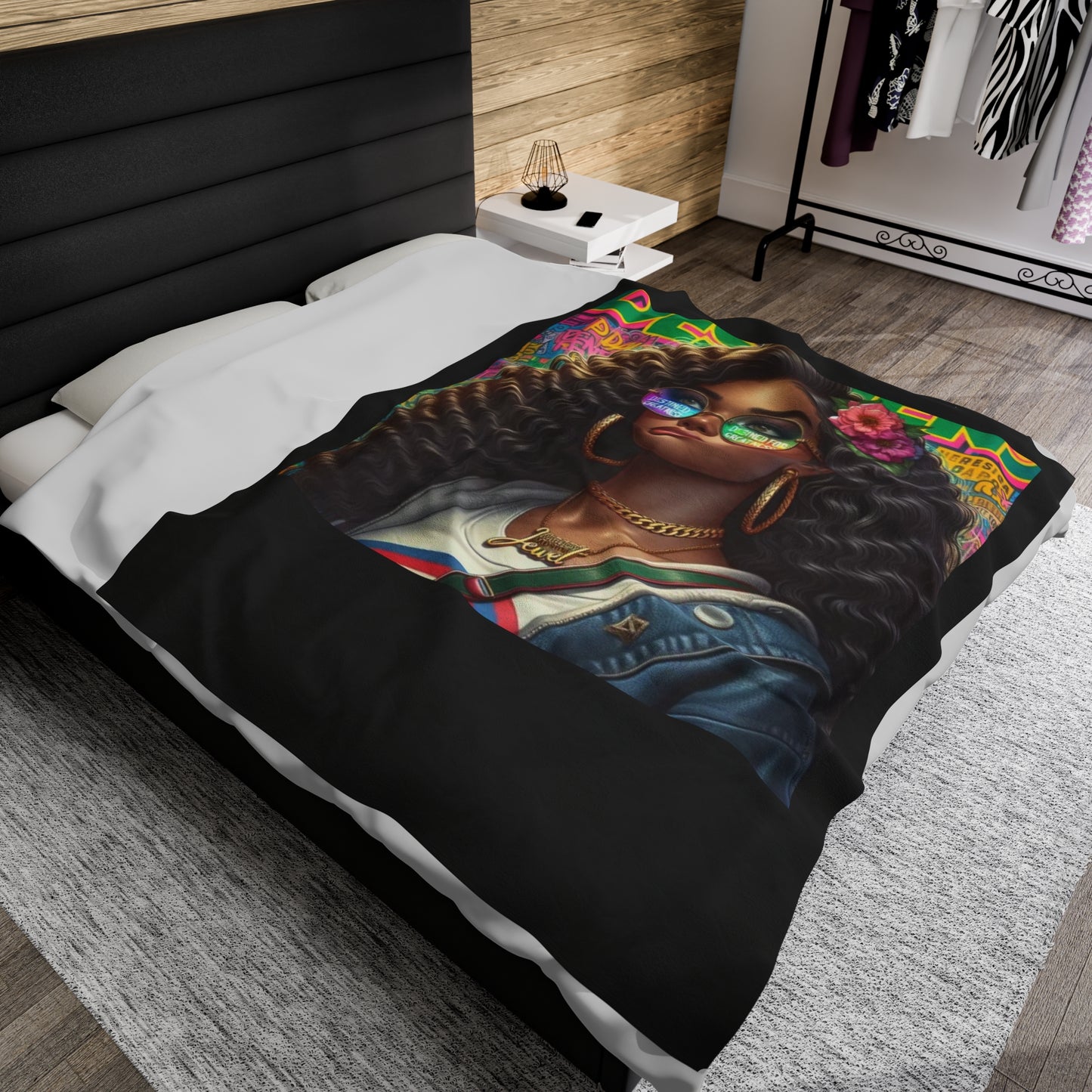 Destined For Greatness Velveteen Plush Blanket #33