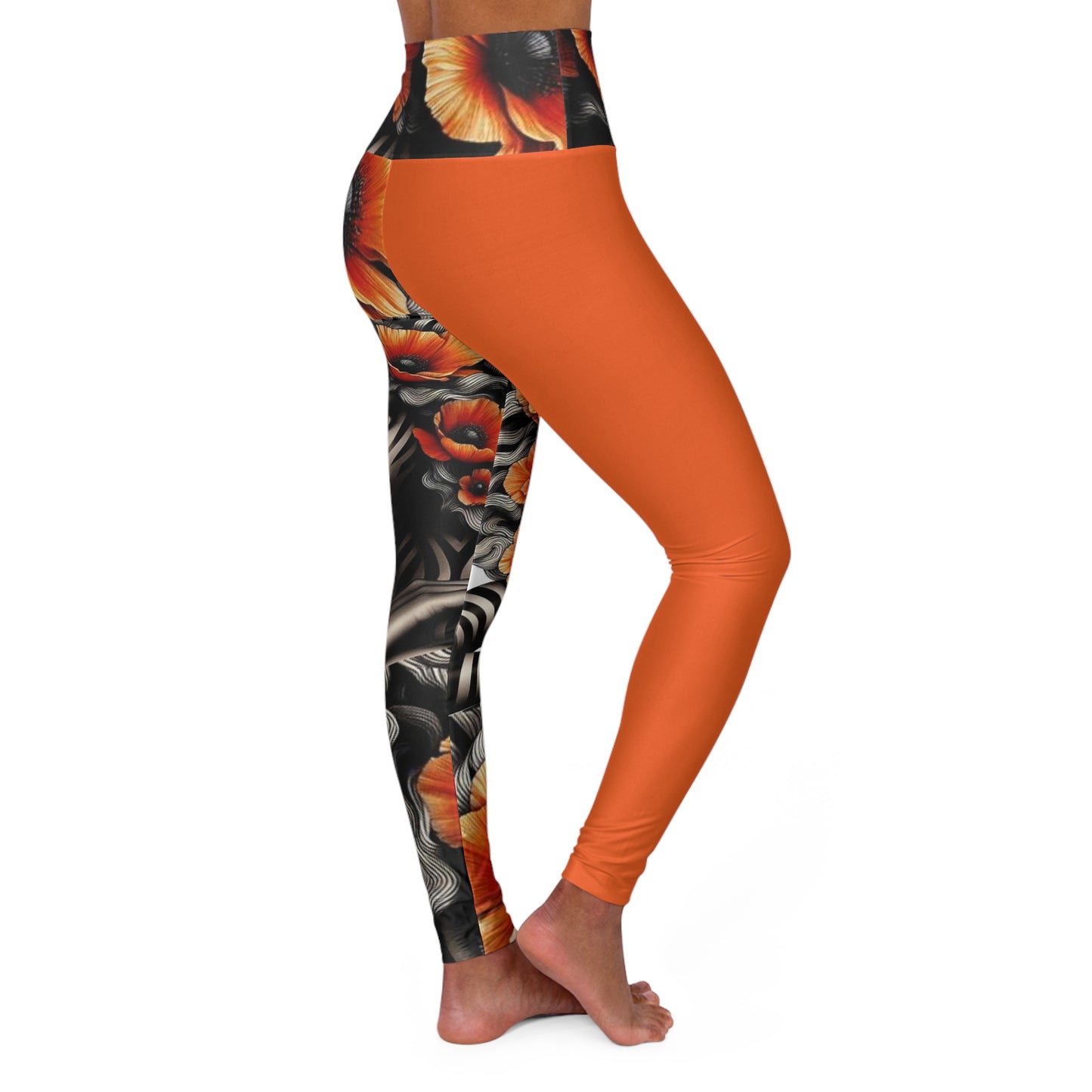 Zebra Fantasy High Waisted Yoga Leggings (AOP) #ZF12