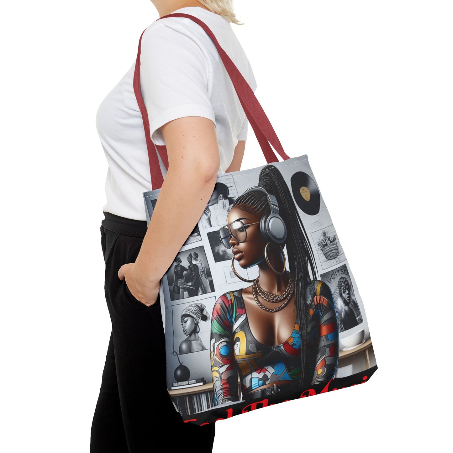 Feel The Music Tote Bag (AOP) #FM14