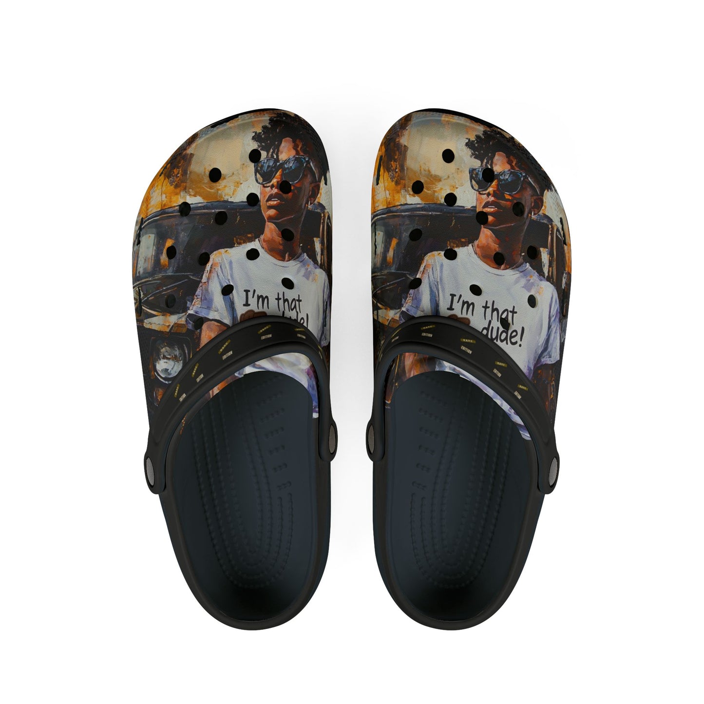 I'm That Dude EVA Foam Rubber Shoes (AOP) #1U