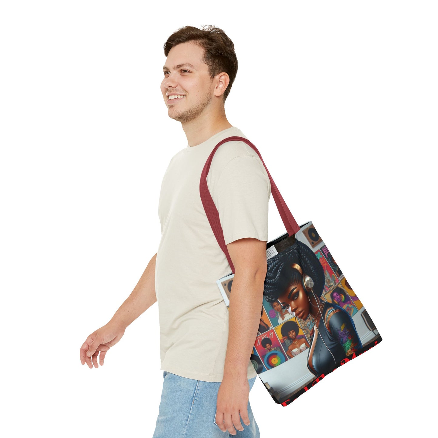 Feel The Music Tote Bag (AOP) #FM8