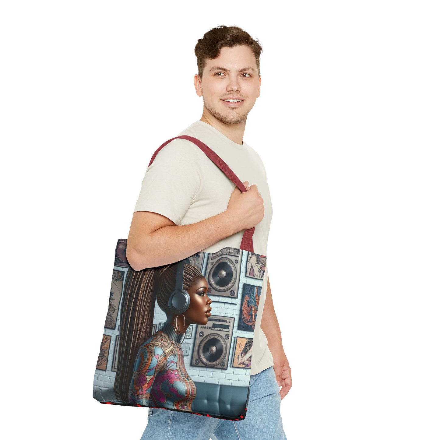 Feel The Music Tote Bag (AOP) #FM19