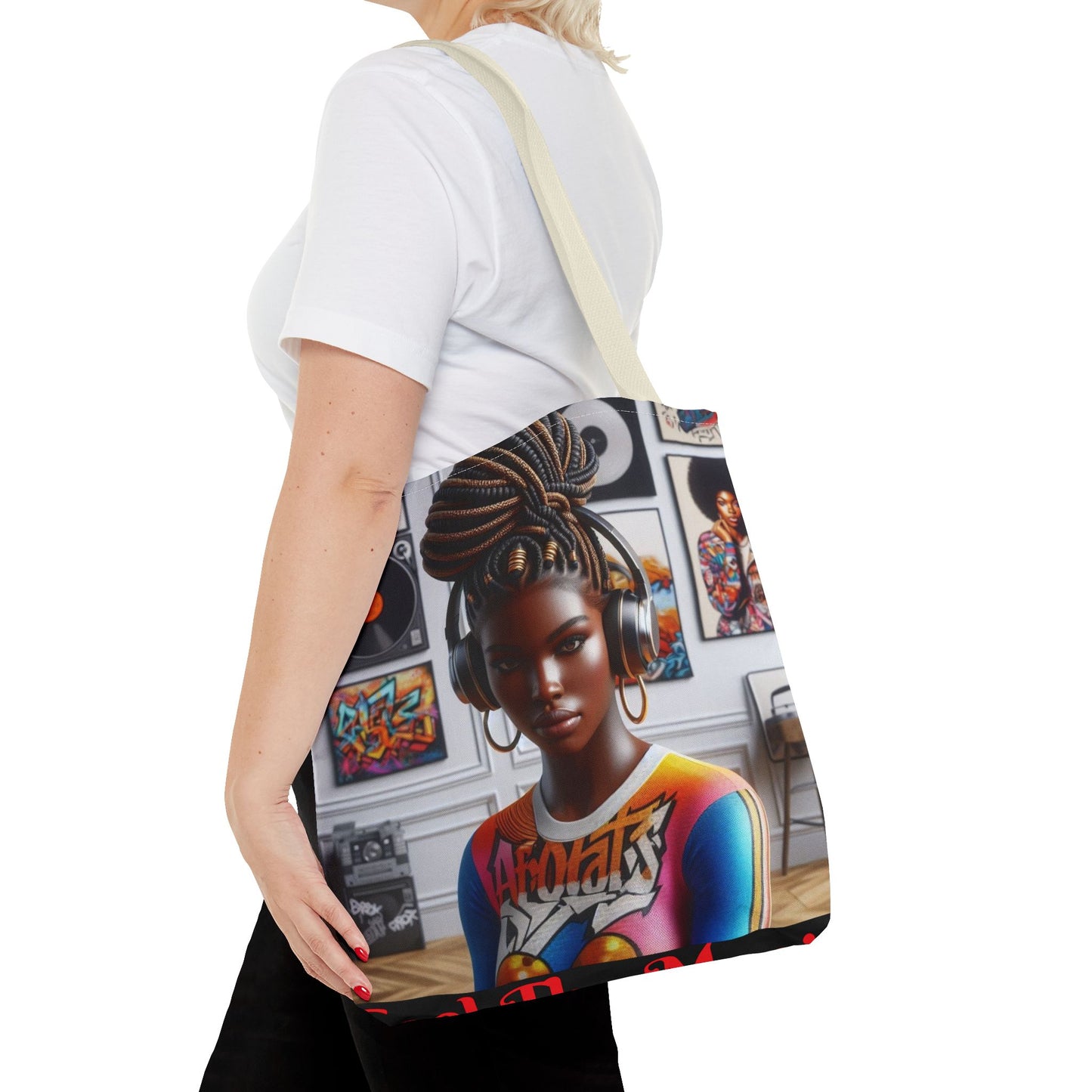 Feel The Music Tote Bag (AOP) #FM17